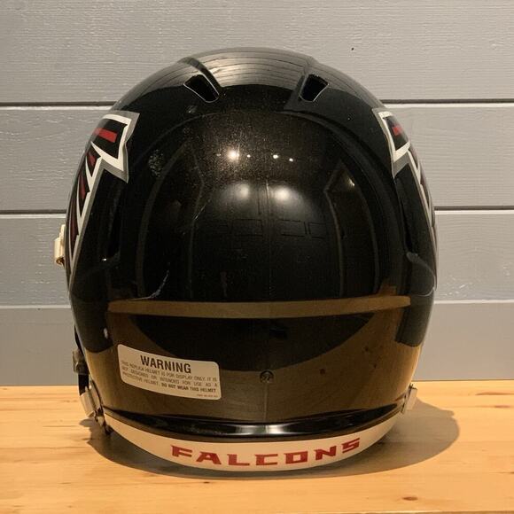 GRADY JARRETT Autographed FULL Size Replica ATLANTA FALCONS Helmet Black 05/2017 - Picture 4 of 12